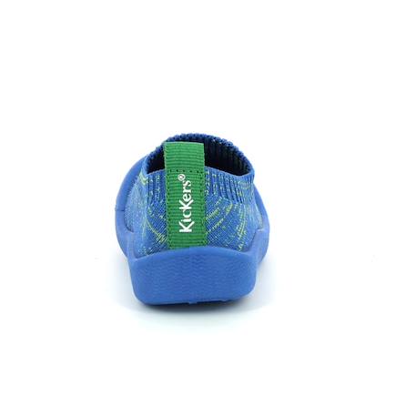 KICKERS Chaussons Kick Easy blanc BLANC+BLEU 7 - vertbaudet enfant 