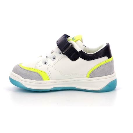 KICKERS Baskets basses Kouic blanc Garçon BLANC 4 - vertbaudet enfant 