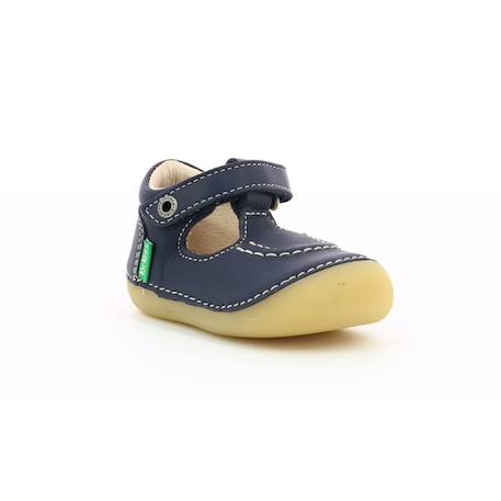 KICKERS Salomés Salome marine BEIGE+BLEU 6 - vertbaudet enfant 