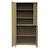 Armoire 2 portes et 1 niche avec claustra en bois décor chêne Suave MARRON 3 - vertbaudet enfant 