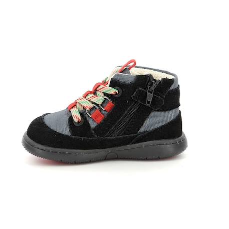 KICKERS Bottillons Kickbubblo kaki BLANC+BLEU+NOIR 12 - vertbaudet enfant 