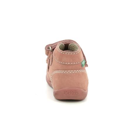 KICKERS Bottillons Bonkro-2 marine BLEU+ROSE 7 - vertbaudet enfant 