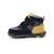 KICKERS Baskets hautes Junibo Jaune/marine BLEU 4 - vertbaudet enfant 