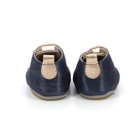 ASTER Chaussons Layas marine BLEU+ROSE 3 - vertbaudet enfant 