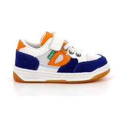 Chaussures-Chaussures garçon 23-38-Baskets, tennis-KICKERS Baskets basses Kikouak blanc