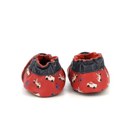 ROBEEZ Chaussons Super Cars rouge ROUGE 4 - vertbaudet enfant 