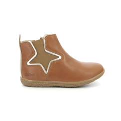 KICKERS Boots Vermillon camel  - vertbaudet enfant