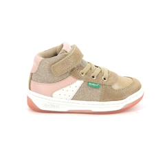 Chaussures-Chaussures fille 23-38-KICKERS Baskets hautes Kickalien marine