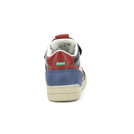 KICKERS Baskets hautes Wincky Cdt bleu BLEU+MARRON 3 - vertbaudet enfant 