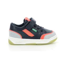 Chaussures-KICKERS Baskets basses Kouic Orange/marine