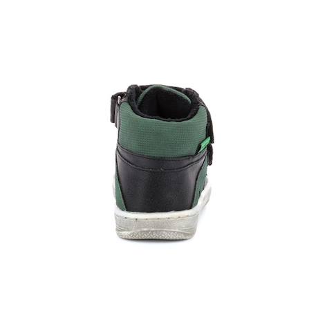 KICKERS Baskets hautes Lohan Vert/noir BLEU+NOIR 7 - vertbaudet enfant 