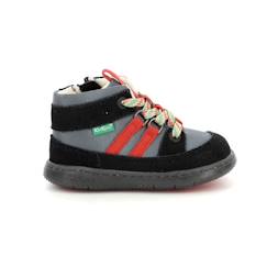 KICKERS Bottillons Kickbubblo bleu  - vertbaudet enfant