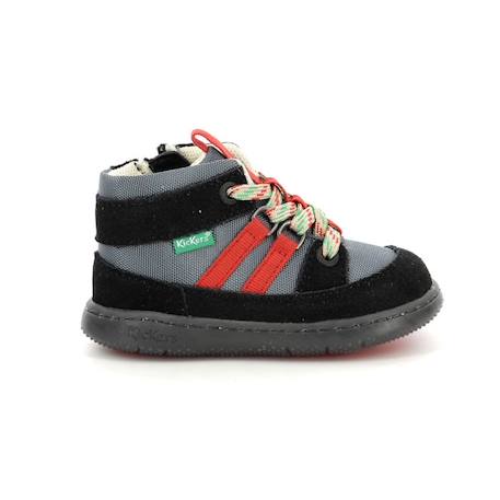 KICKERS Bottillons Kickbubblo bleu BLANC+BLEU+NOIR 9 - vertbaudet enfant 