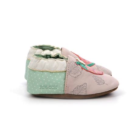 ROBEEZ Chaussons Fruit's Party rose ROSE 3 - vertbaudet enfant 