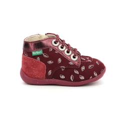 Chaussures-Chaussures fille 23-38-KICKERS Bottillons Bonzip bordeaux