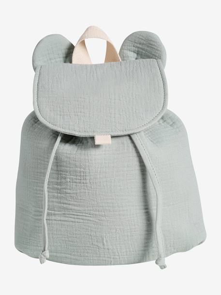 Bébé-Accessoires-Sac à dos maternelle personnalisable en gaze de coton animation oreilles