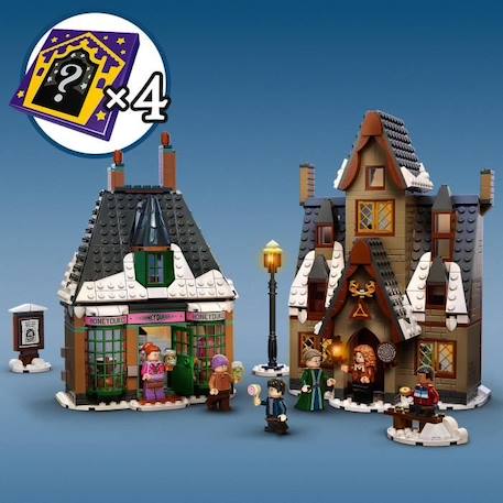 LEGO® 76388 Harry Potter™ Visite du village de Pré-au-Lard Edition 20ème Anniversaire avec Figurine de Collection dorée MARRON 3 - vertbaudet enfant 