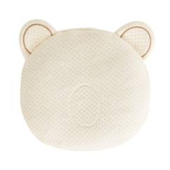 Coussin Cale Tête Bébé P'tit Panda Organic - Aide à Garder Tête Bien Ronde - Coton Bio GOTS - Déhoussable - 0-6 mois - 21x19cm  - vertbaudet enfant