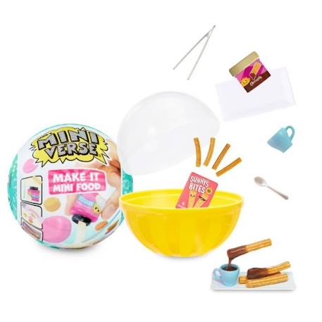 Miniverse - Jeu créatif - Série Aliment Café - Kit de cuisine créative en résine - Non Comestible - 8 ans et plus - Aléatoire BLANC 1 - vertbaudet enfant 