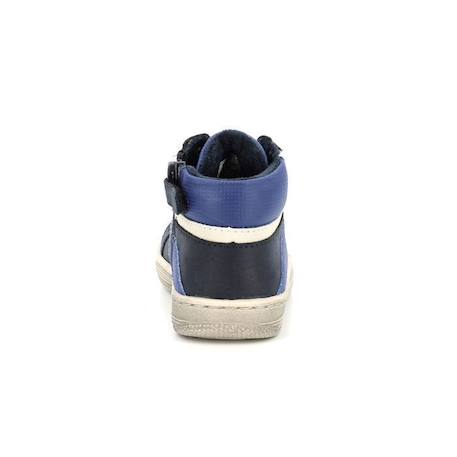 KICKERS Baskets hautes Lowell bleu BLEU+BLEU 7 - vertbaudet enfant 