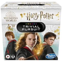 Jouet-Jeux de société-Jeux classiques et de réflexion-Trivial Pursuit Harry Potter, Jeu de société de questions-réponses compact, 600 questions, Hasbro Gaming, Wizarding World, Dès 8 ans