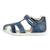 Sandales enfant Geox Elthan - GEOX - Marine Claire - Cuir - Scratch - Confort exceptionnel BLEU 1 - vertbaudet enfant 