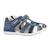 Sandales enfant Geox Elthan - GEOX - Marine Claire - Cuir - Scratch - Confort exceptionnel BLEU 3 - vertbaudet enfant 