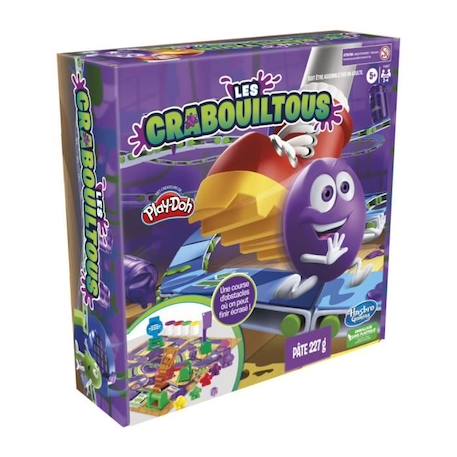 Les Crabouiltous, jeu de plateau pour enfants, à partir de 5 ans, jeu pour la famille avec pâte à modeler VIOLET 5 - vertbaudet enfant 