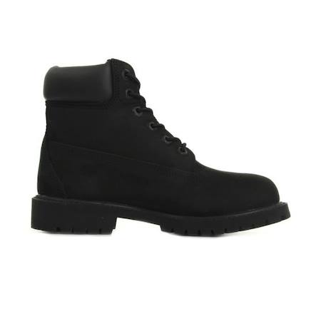 Boots enfant Timberland 6in Prem Black Nubuck - Cuir - Lacets - Noir NOIR 4 - vertbaudet enfant 