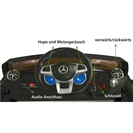 Voiture électrique pour enfant Mercedes SL65 JAMARA - Batterie 7000 mAh - 4 roues - Phares et effets lumineux NOIR 2 - vertbaudet enfant 