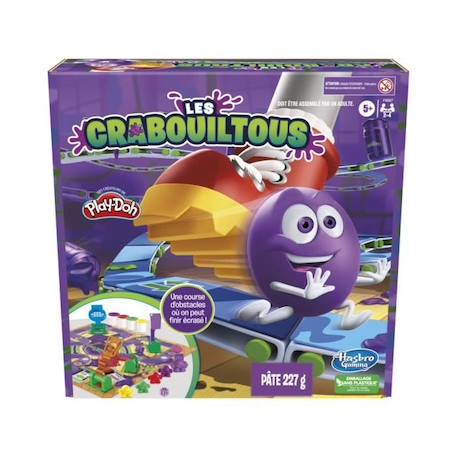 Les Crabouiltous, jeu de plateau pour enfants, à partir de 5 ans, jeu pour la famille avec pâte à modeler VIOLET 1 - vertbaudet enfant 