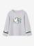 T-shirt sport motif tropical brillant fille gris chiné 1 - vertbaudet enfant 