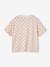 T-shirt motif damier fille manches courtes rose imprimé 4 - vertbaudet enfant 