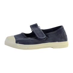 Chaussures-Chaussures fille 23-38-Baskets, tennis-Basket Enfant Natural World - Modèle Basse - Scratch - Bleu Marino enz