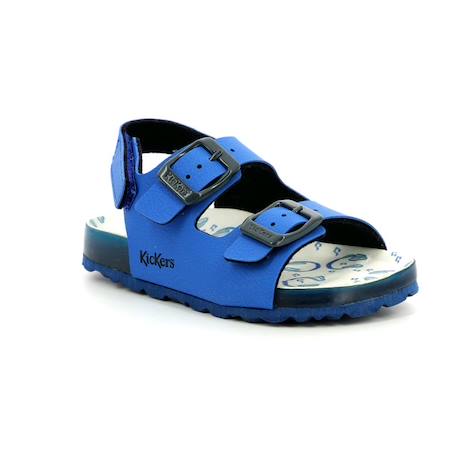 KICKERS Sandales Sunyva marine BLEU+BLEU+VERT 2 - vertbaudet enfant 