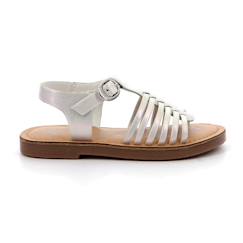 Chaussures-KICKERS Sandales Premslim blanc