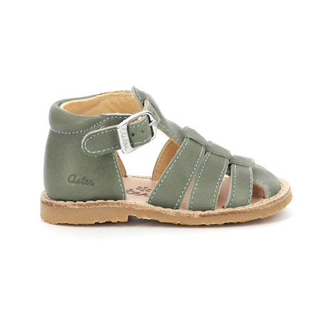 ASTER Sandales Binosmo kaki BLEU+VERT 5 - vertbaudet enfant 