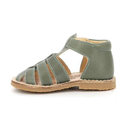 ASTER Sandales Binosmo kaki BLEU+VERT 8 - vertbaudet enfant 