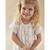 Set blouse imprimé soleils + short denim BLANC 2 - vertbaudet enfant 