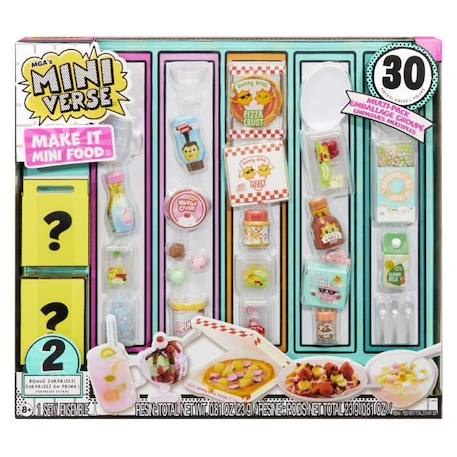 MGA Miniverse - Kit de cuisine créative - Multi Pack de 4/5 recettes uniques en résine - Non comestible BLANC 1 - vertbaudet enfant 