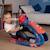 Smoby - Spidey - V8 Driver - Simulateur de conduite pour enfant - Siège ajustable - Sons et lumières - Piles non incluses BLEU 4 - vertbaudet enfant 