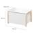 Banc Coffre à Jouets pour Enfant en Bois - ROBA - Fermeture Douce - Blanc / Aspect Bois BLANC 5 - vertbaudet enfant 