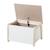 Banc Coffre à Jouets pour Enfant en Bois - ROBA - Fermeture Douce - Blanc / Aspect Bois BLANC 3 - vertbaudet enfant 