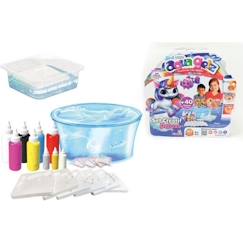 Jouet-Activités artistiques et musicales-Aqua Gelz Deluxe - SMOBY - Set créatif de figurine 3D en gel - Kit facile à ranger et transporter