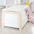 Banc Coffre à Jouets pour Enfant en Bois - ROBA - Fermeture Douce - Blanc / Aspect Bois BLANC 4 - vertbaudet enfant 