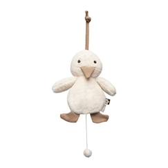 Jouet-Peluche Musicale Spring Garden Duck Jollein - Multicolore - 18 X 7 cm - Bébé - Blanc