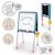 Smoby - Tableau Tubes - Double face magnétique et ardoise - Bac amovible - 80 accessoires inclus - Dés 3ans BLEU 1 - vertbaudet enfant 