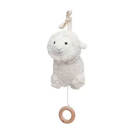 Peluche Musicale Agneau Jollein - Creme - 18 X 18 cm BLANC 1 - vertbaudet enfant 