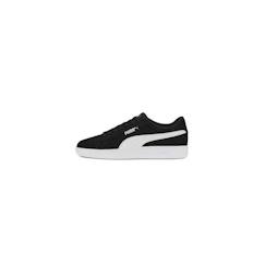 Chaussures-Chaussures fille 23-38-Baskets, tennis-Basket Cuir Junior Puma Smash - Noir/Blanc