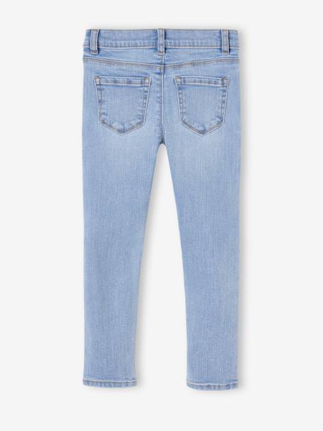 Jean skinny bleu clair+bleu jean+stone 2 - vertbaudet enfant 